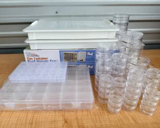 129 4TinyContainerBeadStorageTraysRounds