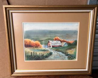 118 WatercolorRusticFarminAutumnbyEBailsbie