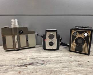 195 CoolVintageCameraGearYashimatAnscoKodak