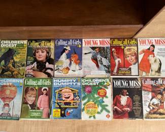 106 VintageMagazinesChildrensDigestYoungMissCallingAllGirls