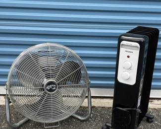 78 HamptonBayHighVelocityFloorFanPelonisElectricOilRadiator