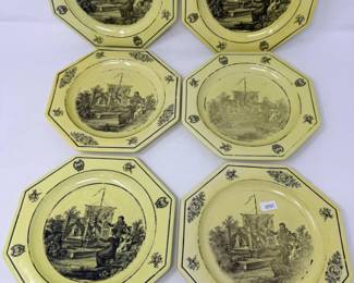 179 6MottahedehItalianTransferwarePanoramaPlates