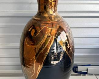 10 HandcraftedArtPotteryVasebyArtistBruceFairman