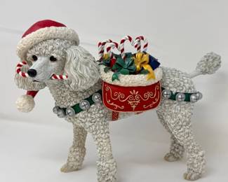 156 RareDanburyMintChristmasPoodle
