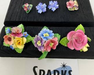 269 7PaintedPorcelainJewelryCollection