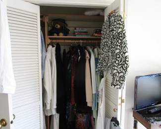 Closet upstairs full of Tommy Bahama