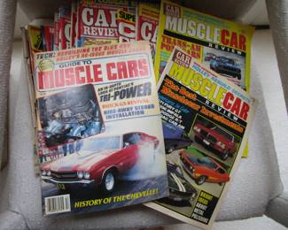 Muscle car magazine vintage collection