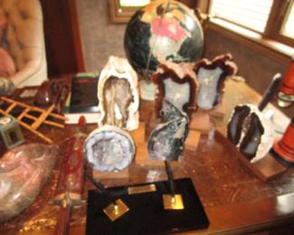 Geode bookends