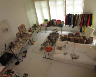 A shot of part of the living room