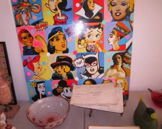 Lots of art!! Eclectic selection