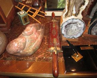 Stones, knife