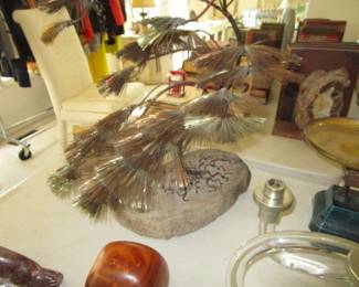 Mid Century copper sculpture