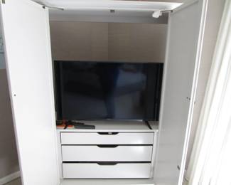 Inside of armoire
