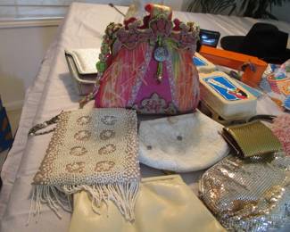 Vintage beaded bags, Whiting & Davis