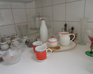 Vintage glassware