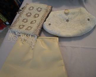 Beaded vintage bags