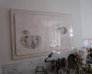 Lebadang HUGE framed acrylic art