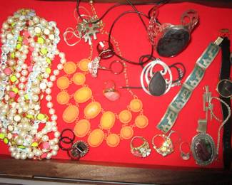 Signed and silver jewelry