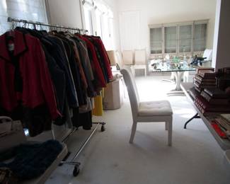 Living room one rack of clothing