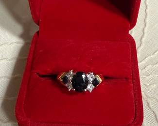 Sapphire, Diamonds and Gold