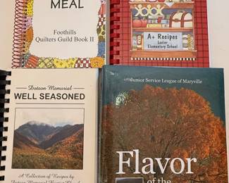 Collection of Four Local Cookbooks