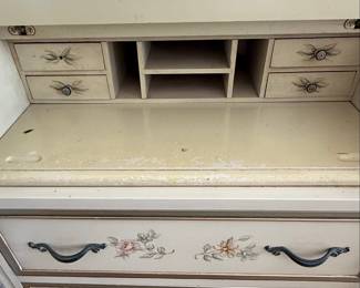 French Provincial Style Secretary Desk