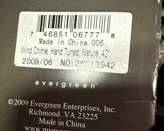 Evergreen Melodia Wind Chime