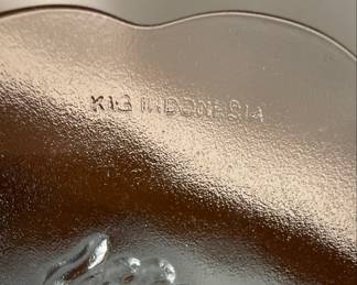 KIG Indonesia Frosted Glass Dessert Plates