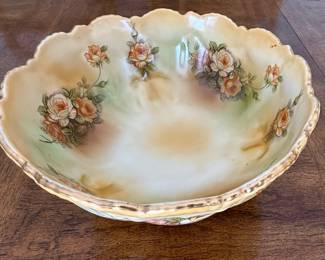 RS Prussia Hand-Painted Floral Bowl