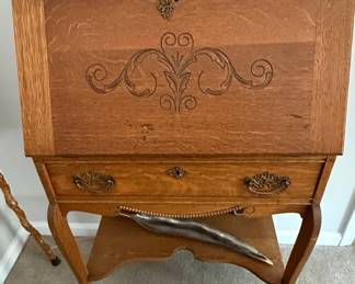 Larkin "Tiger Oak" Secretary Desk Style