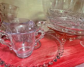 Imperial Glass Candlewick Glassware Assortment