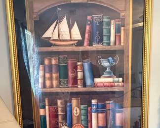 Nautical Bookshelf Print
