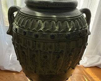 Large Decorative Urn Planter in Archaistic Style