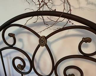 Wrought Iron Scroll Bed Frame Style