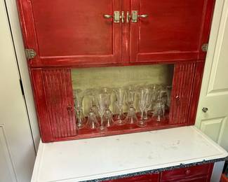 Hoosier Style Domestic Science Kitchen Cabinet