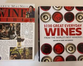 The Wine Bible by Karen MacNeil and 1000 Great Everyday Wines