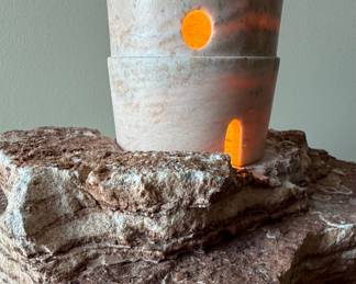 Alabaster Lighthouse Lamp