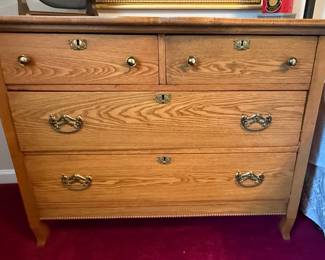 Tiger Oak Dresser