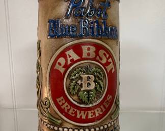 Pabst Blue Ribbon "King Gambrinus" Holiday Stein