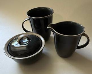 Mikasa Stone Craft Villagio Charcoal CF432 Dinnerware Set