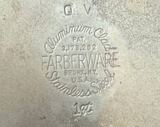 Vintage Farberware Aluminum Clad Stainless Steel Cookware Set