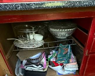 Hoosier Style Domestic Science Kitchen Cabinet