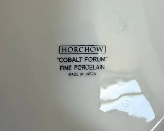 Horchow Cobalt Forum Fine Porcelain Dinner Plates