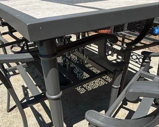 Cast Aluminum Outdoor Dining Set