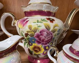 Floral Teacup and Saucer Set