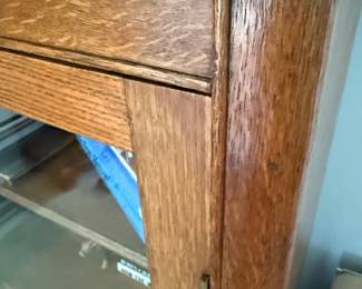 Arts and Crafts Style Oak Bookcase