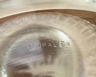 Duralex Clear Glass Ruffled Charger Plates (Set of 4)