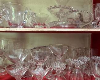 Imperial Glass Candlewick Glassware Assortment