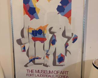 Original 1982 Exhibition Poster – Museum of Art, Fort Lauderdale