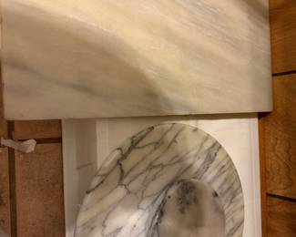 marble cutting board, lazy suzy